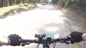 Дешёвый МТБ по лесу.