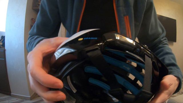 Дождался посылки НОВЫЙ ВЕЛОСИПЕДНЫЙ ШЛЕМ POC TECTAL RACE SPIN Uranium Black Hydrogen White M L обзо
