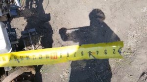 Копка картофеля самодельной картофелекопалкой 2017 год. Размеры.