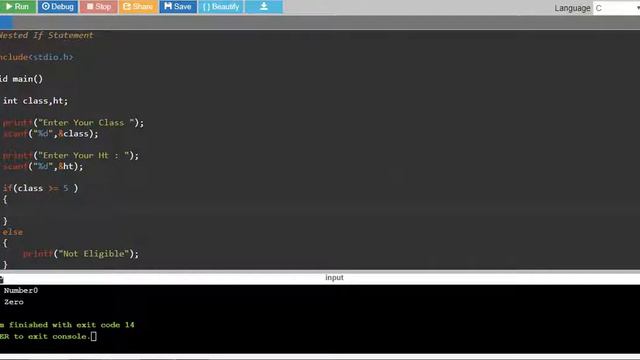 #15  NESTED IF Statement In Tamil |  C Programming смотреть онлайн