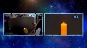 Китайские астронавты зажгли огонь в невесомости