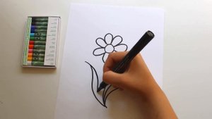 КАК НАРИСОВАТЬ РОМАШКУ Простой видеоурок для ДЕТЕЙ и для ТЕХ, кто Очень Хочет Научиться Рисовать