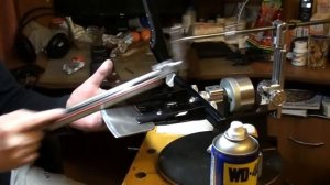 Заточка кухонного топорика. Линзовидная заточка.