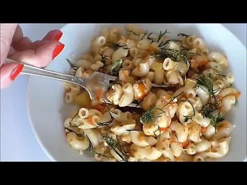 Летом очень часто готовлю макароны именно по этому рецепту. Просто и вкусно смотреть онлайн