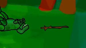 Древний человек приручил денозавра !