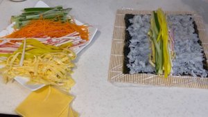 Как приготовить кимбап (кимпап, кимпаб) дома. Корейские роллы. Корейская кухня. Кимбап рецепт.