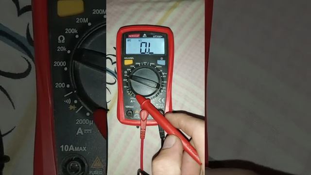 MULTIMETER OHM SETTINGS