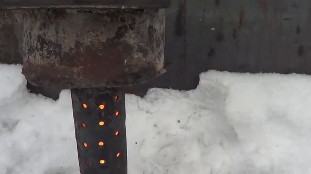 печка на отработке в работе смотреть онлайн