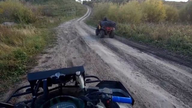 Покатушки квадроциклы Тюмень с. Луговое осень 2021 часть 3
