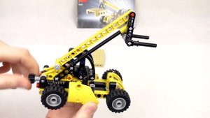 LEGO Technic 8045 Мини телескопический погрузчик. Сборка и обзор