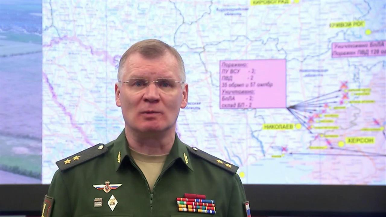ВС РФ поразили 12 украинских пунктов управления и 47 артиллерийских подразделений