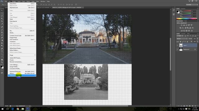 How to Increase or Decrease number of GRID lines in Photoshop CS6 смотреть онлайн