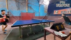 Kedatangan Tamu Dari Pemain Porda Agis vs Dudi Tenis Meja🏓 | Ptm Brown