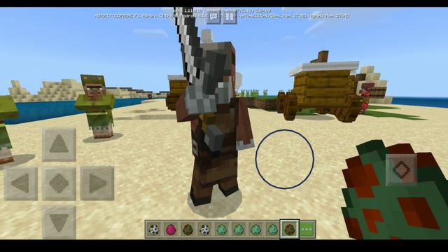 ЖИТЕЛЬ НА КАРЕТЕ И ВОЗМОЖНОСТЬ КАТАТЬСЯ НА ВОЗДУШНОМ ШАРЕ в Minecraft PE 1.11.0.10! СКАЧАТЬ МОД! смотреть онлайн