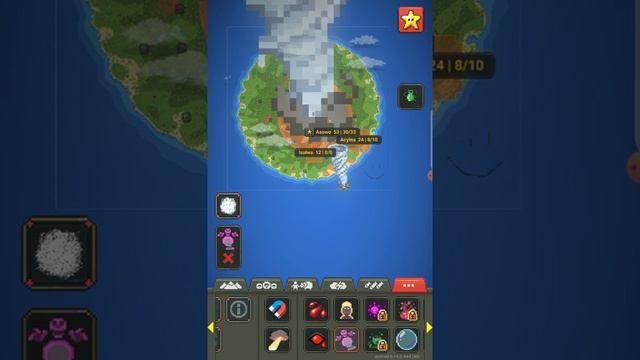 как выполнить достижения ТОРНАДО и Мини торнадо в world box смотреть онлайн