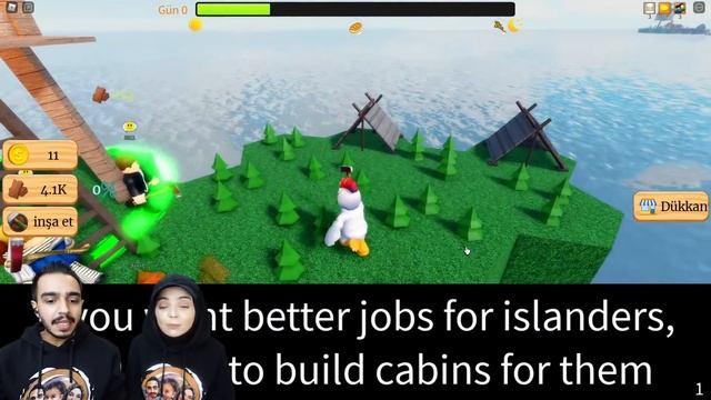 KÖPEKBALIĞINDAN İNSANLARI KURTAR !! ? Roblox Desert Island Survival смотреть онлайн