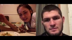 Реальный Хабиб Нурмагомедов в чат рулетке!ШОК!