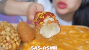 sas asmr eating cheesy noodles, lasagna, seafood satisfying compilation.