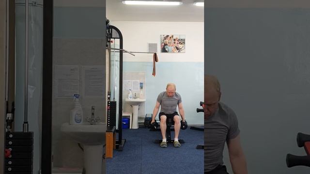 Д2 14.10. отведения с гантелями сидя 2 по 9кг смотреть онлайн