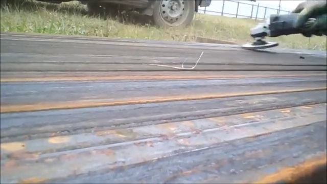 Как очистить профильную трубу от ржавчины