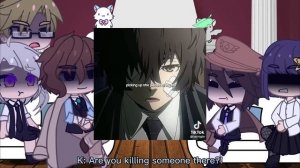 Past ADA React to Dazai!! | 1/2 | BSD | GCRV