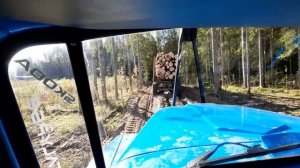 Вырвали кусок прицепа | Встряли мы здесь на долго | Урал лесовоз