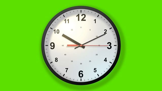 Футаж хромакей Часы-1 Footage chromakey Clock-1