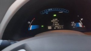 nissan leaf сколько проезжает с батареей 6 палок при плюс 1