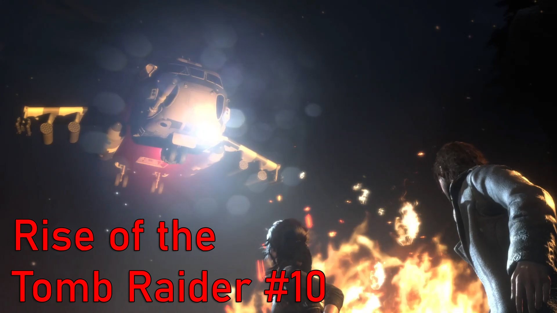 Вертолет. Rise of the Tomb Raider #10.