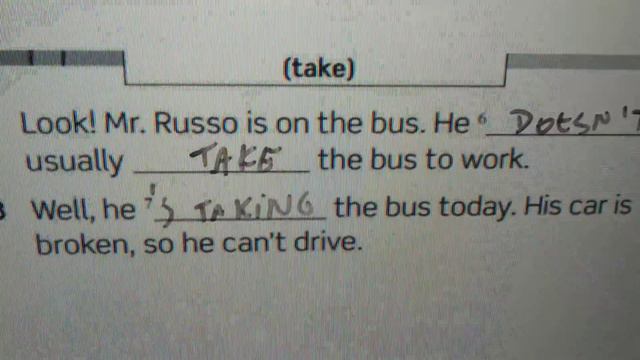 SIMPLE PRESENT X PRESENT CONTINUOUS - ( QUESTION 7 - BASIC 2) смотреть онлайн