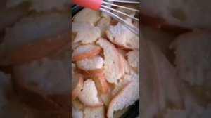 Пирог к чаю из хлеба. Просто, быстро, вкусно.