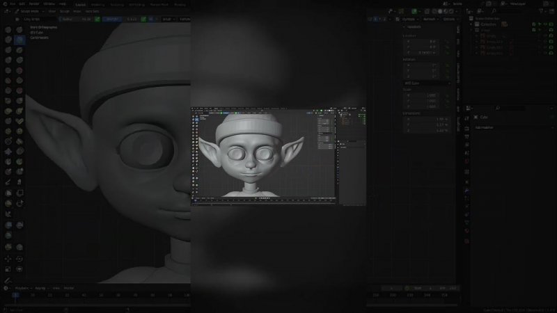 Sculpting in Blender | Step 3