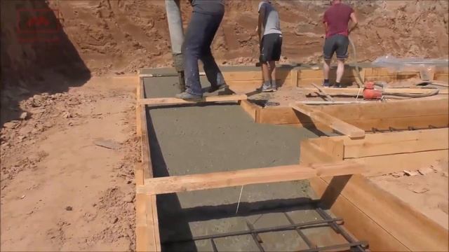 СТРОИТЕЛЬСТВО МОНОЛИТНОГО ЛЕНТОЧНОГО ФУНДАМЕНТА С ПОДВАЛОМ