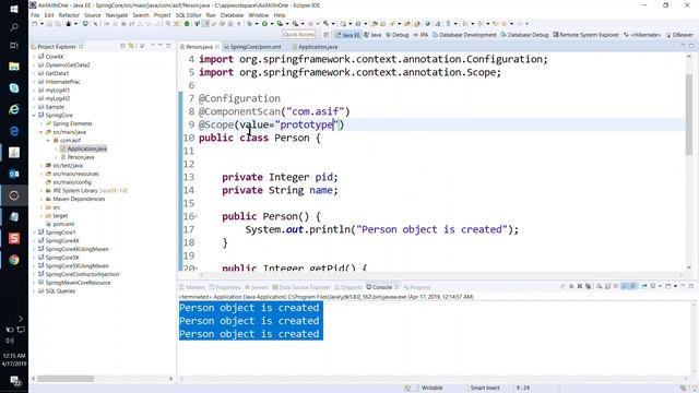 SpringFramework 25B - @Scope and @Lazy annotations смотреть онлайн