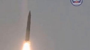 Пуск ракеты 15Ж58 "Тополь - М" с космодрома "Плесецк"