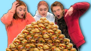 ЭКСТРЕМАЛЬНЫЙ 1000 БУРГЕРОВ Челлендж !
