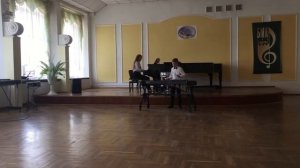 Л.Бетховен. Контрданс. Исполняет Апанович Натан. 2 класс. Ксилофон.