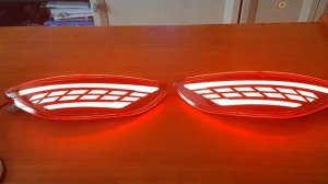 Стоп-сигналы для заднего бампера Hyundai Solaris