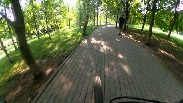 Катаюсь на велосипеде -6 Москва Северо-восток  I ride a bike GoPro 我騎自行車 म बइक चलत ह 自転車