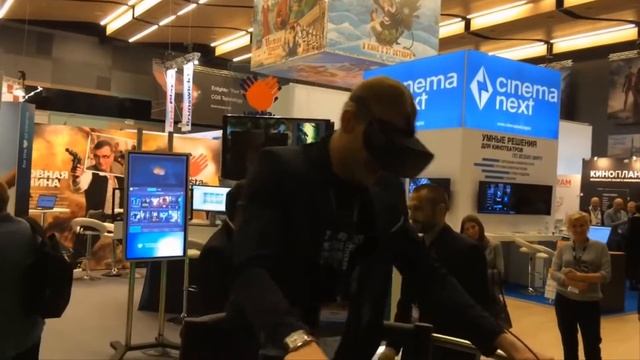 Виртуальная реальность (VR аттракцион с движущейся платформой) смотреть онлайн