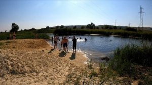 Наступила жара, едем купаться! Ставок, река Глубокая, река Северский Донец. Россия, Ростовская обл.