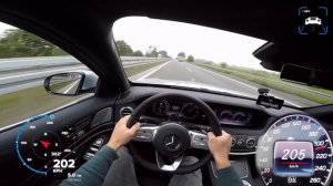 2018 Mercedes Benz S Class S400d AUTOBAHN POV TOP SPEED by AutoTopNL