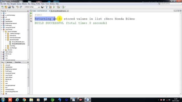 Get And Set In ArrayList || core Java Programming