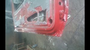 Кузовной ремонт гнилой двери ваз 2109