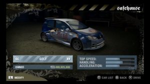 Need for Speed Most Wanted 5-1-0 - All Cars List (PSP)