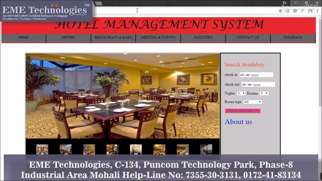Hotel Management System | php projects with source code