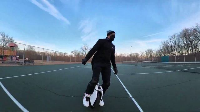 Learning to ride my Kingsong S18 electric unicycle! A walk in the park on EUC смотреть онлайн