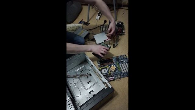 Компьютера за 400рублей сборка Computer for 400 rubles assembly Computer for 400 rubles assembly