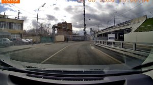 А315НЕ750 Такси выезд на встречную 20.03.2020 ул Зорге