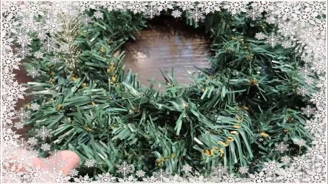 ?Классический НОВОГОДНИЙ венок ?СВОИМИ РУКАМИ ? DIY NewYear ? смотреть онлайн